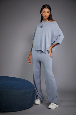 PTA4028 RIBBED KIMONO SWEATER