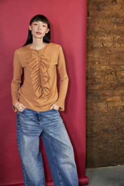 N/815 MAGLIA CON FRAPPA E...
